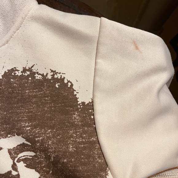 Trunk LTD Jimi Hendrix Zip Track Jacket in Ivory Special Issue 181 of 500 - Picture 3 of 4